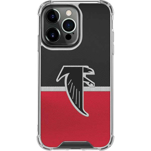 NFL Atlanta Falcons Vintage iPhone 16 Pro Clear Case